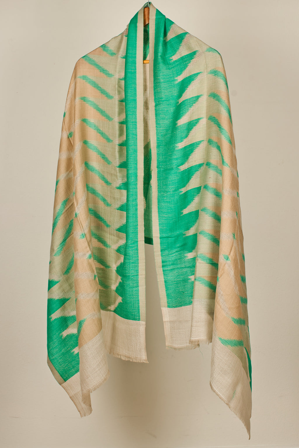 Multicolor Cashmere Stole with Silk
