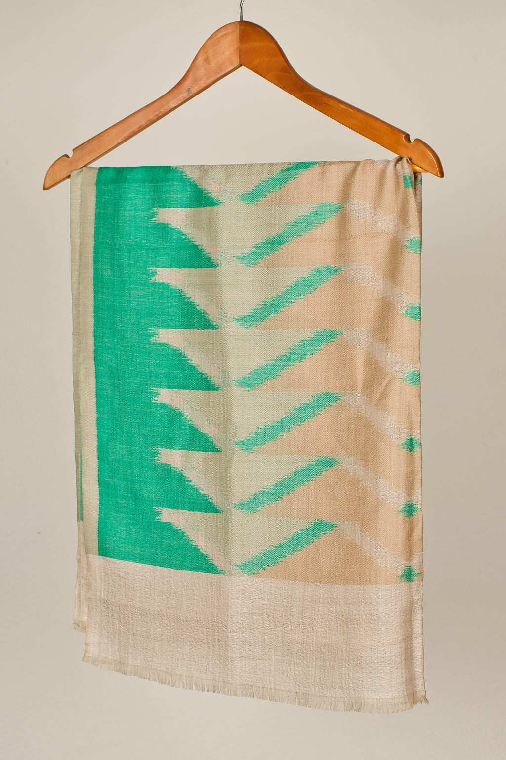 Multicolor Cashmere Stole with Silk