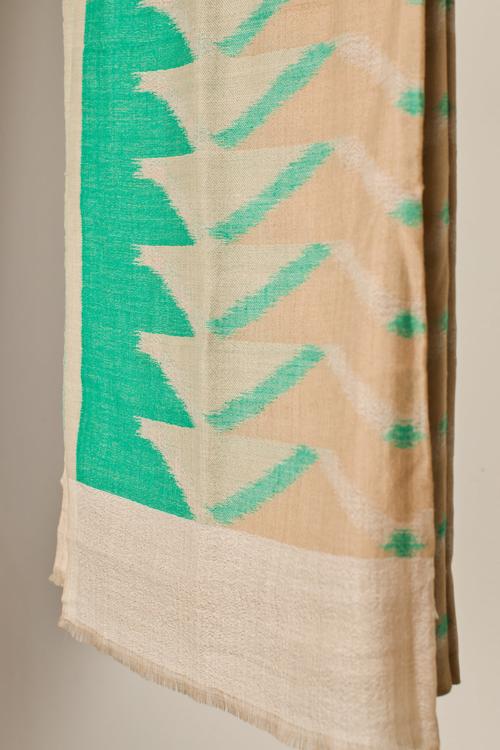 Multicolor Cashmere Stole with Silk