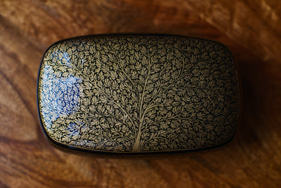 Hand-Painted Kashmiri Papier Mâché Jewelry Storage Box